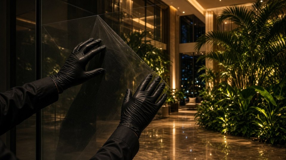 Antimicrobial hard surfaces
